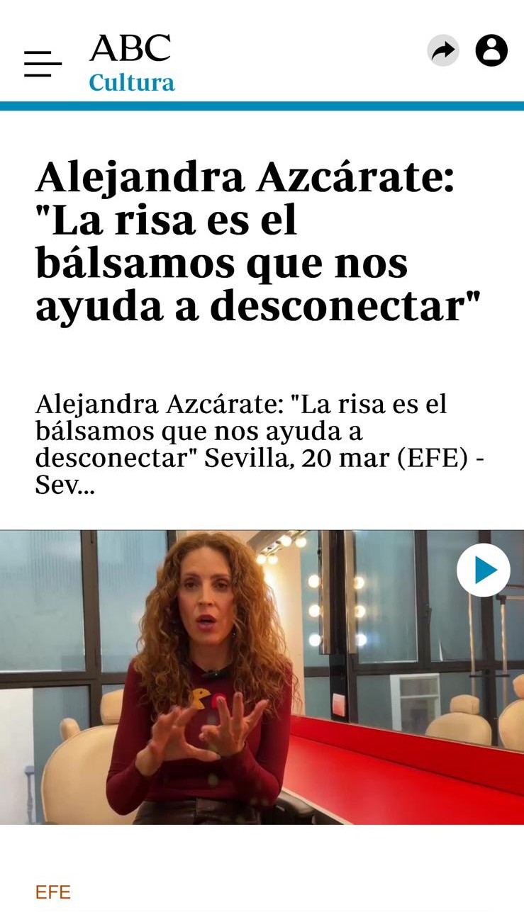 ABC Cultura — Alejandra Azcárate