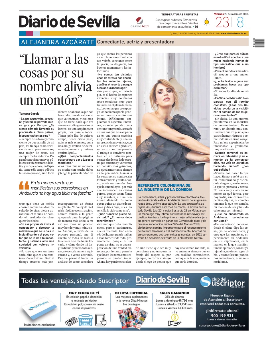 Diario de Sevilla — Alejandra Azcárate